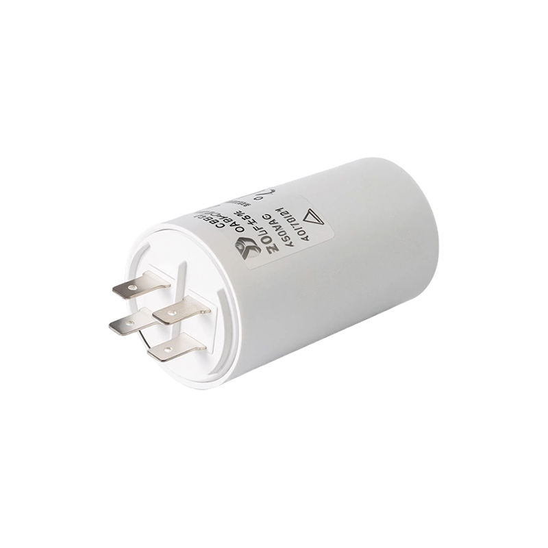 Condensador CBB60 para motor de lavadora (caja de plástico cilíndrica)