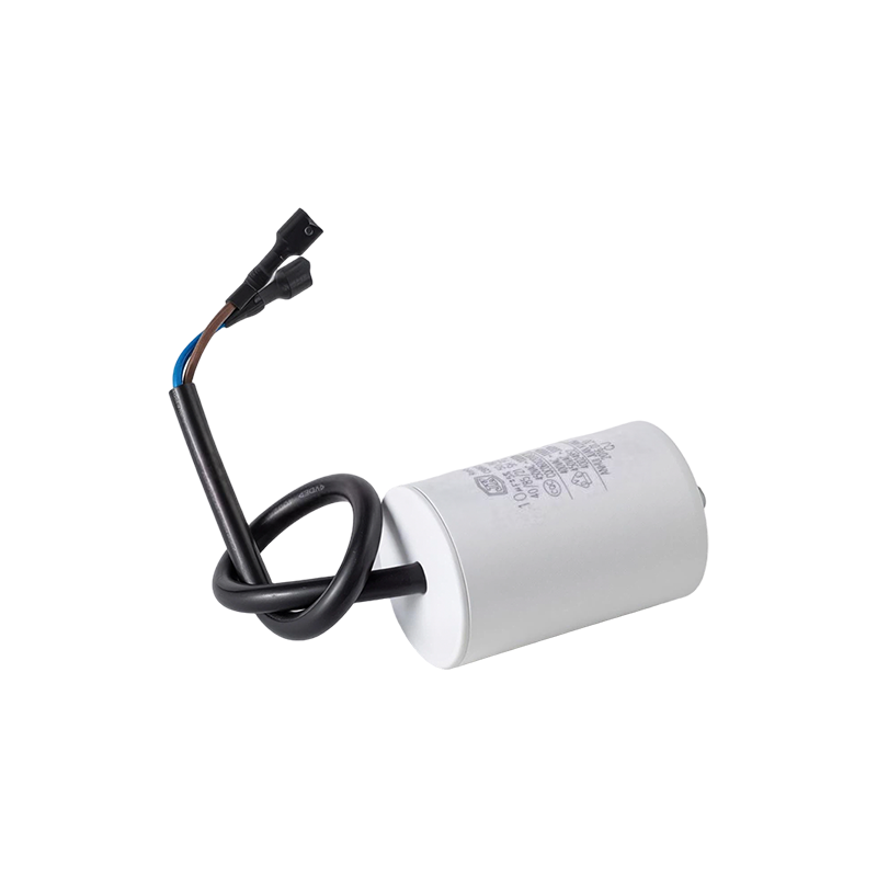 Condensador CBB60 para motor de lavadora (caja de plástico cilíndrica)