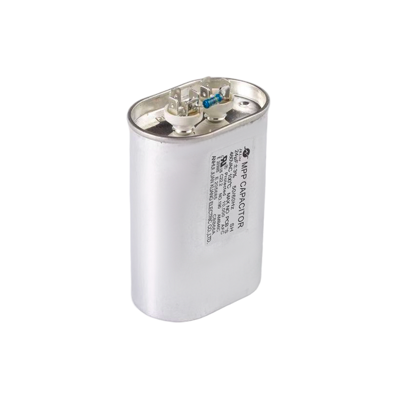 Condensador CBB66A 100℃ para bombillas de haluro metálico (caja de aluminio ovalada)